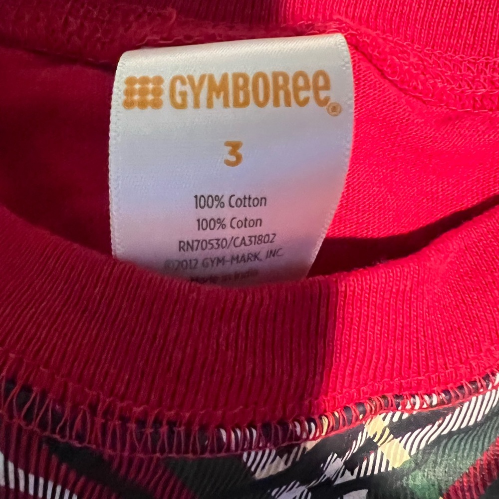 Gymboree Christmas Holiday cotton long sleeve tee - Picture 2 of 2